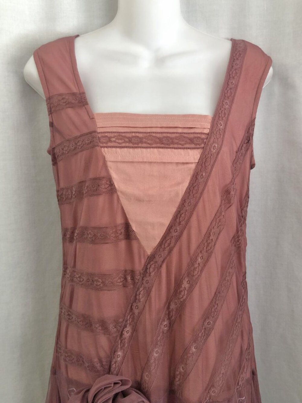 Nataya Vintage Inspired Flapper Gatsby 20s Dress NWOT Women's Small - Picture 3 of 13